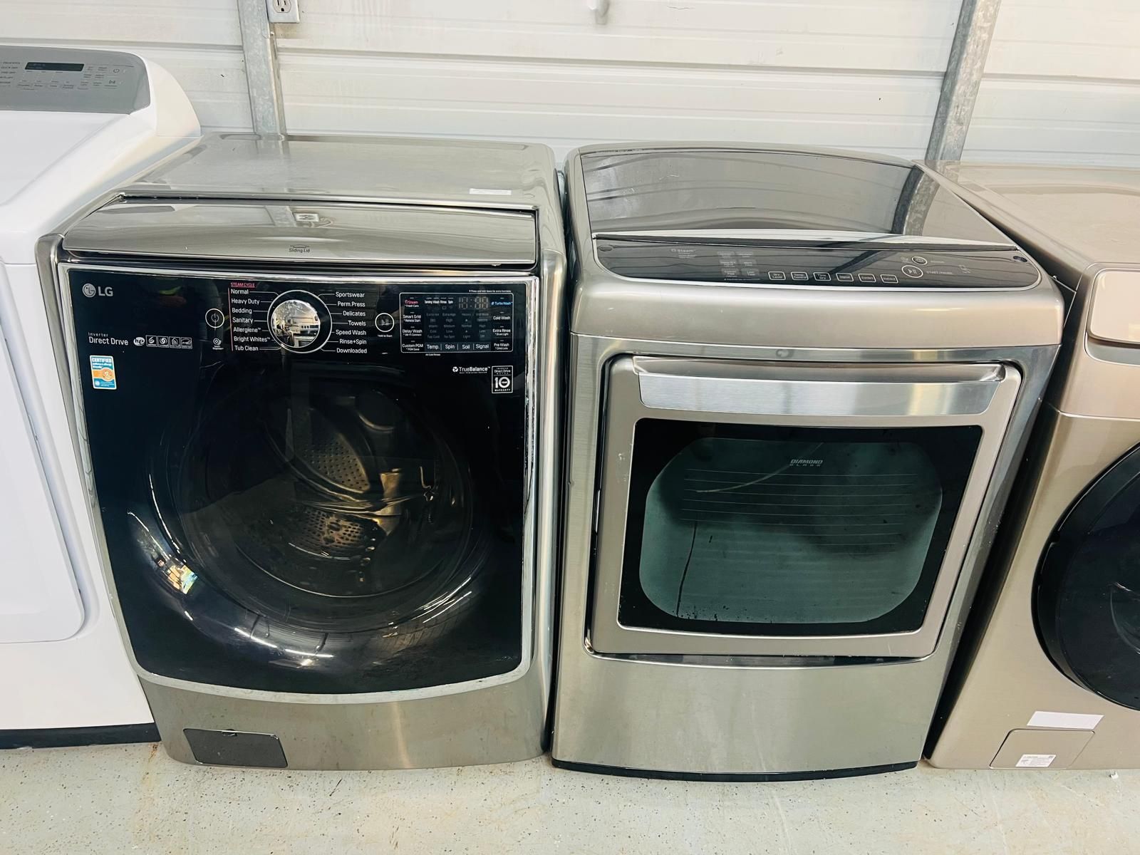 Washer And Dryer Set ( LG Front Load) Stainless Steel