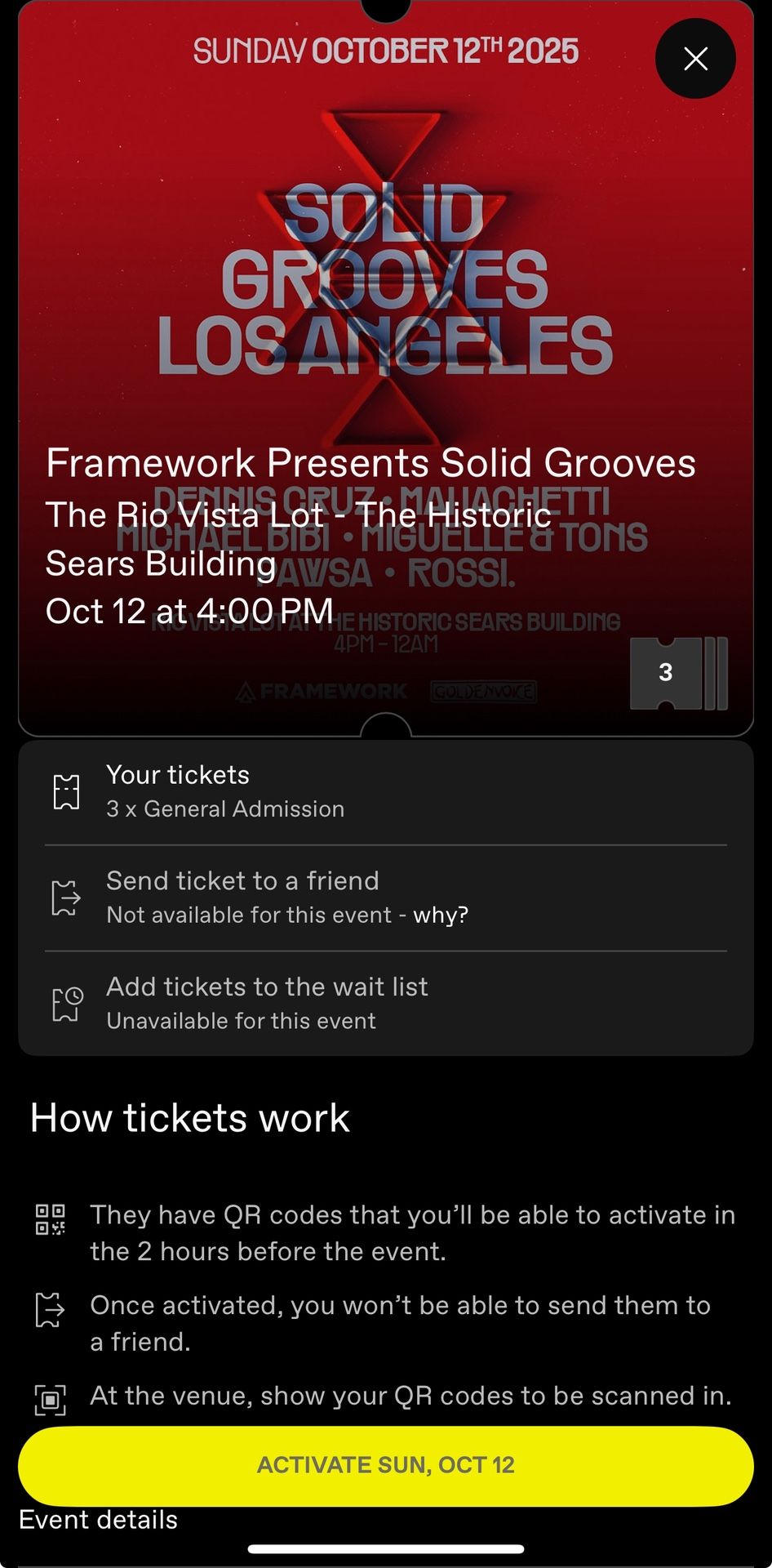 Solid Grooves Los Angeles 10/12/25