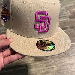 San Diego Baseball Hat Size 7-5/8