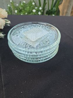 Glass candle base