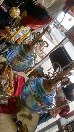 Vintage table lamps.