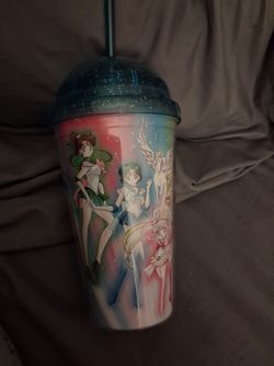SAILOR MOON CARNIVAL CUP WITH GLITTER DOME LID