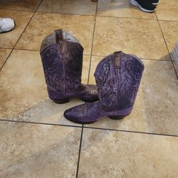 Justin Boots - Size 10D - Purple