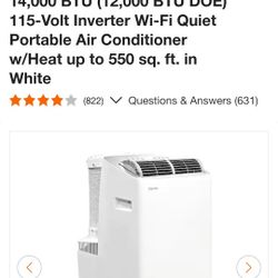 Toshiba PORTABLE air Conditioner 