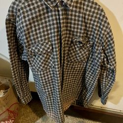 Medium Wool Knit Flannel Medium Shirt