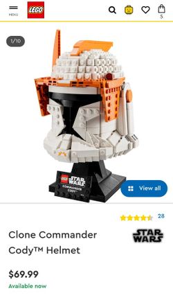 commander Cody star wars clone wars lego bust