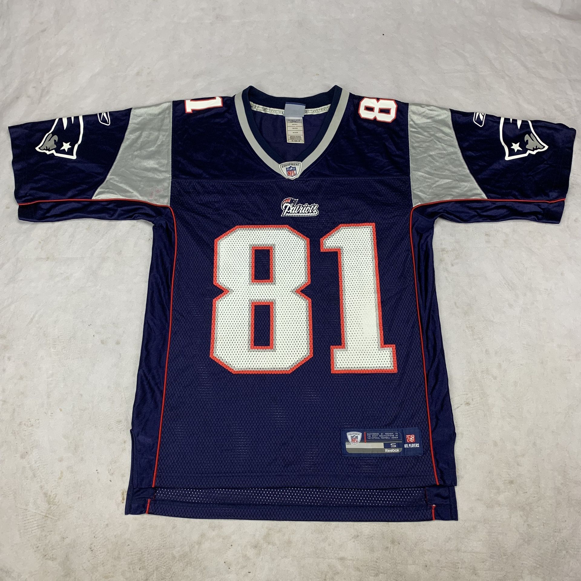 Vintage Reebok Authentic Randy Moss New England Home Jersey