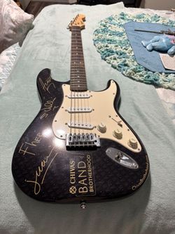 Fender Squirt 2013, Chivas "Band of Brotherhood"  Manna Signed Decal Promo