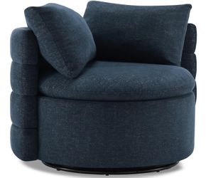 Swivel Accent Chair Modern Upholstered Performance Fabric for Bedroom Nursery Reading Waiting Living Room