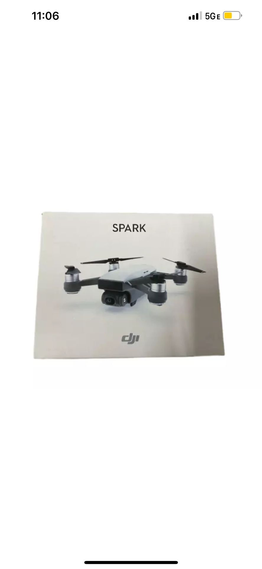 DJI Spark Red Air Fly Drone Camera excellent+++ condition no used