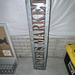 Farmers Market Sign