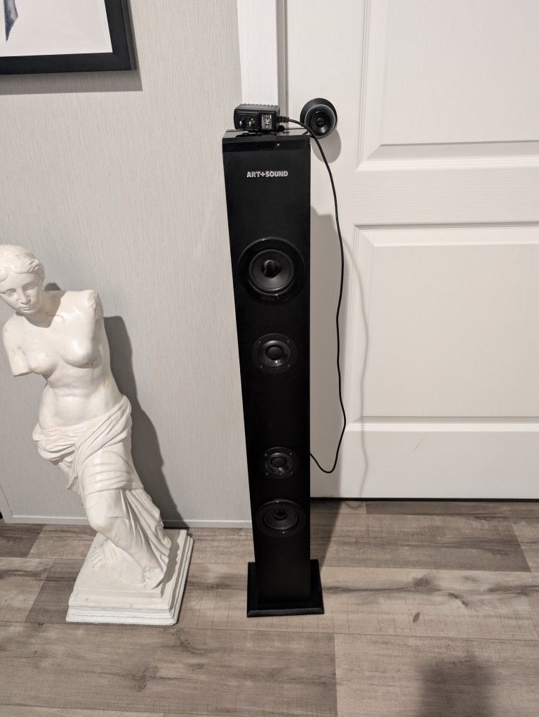 Art+sounds Speaker. 39" high.
