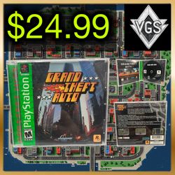 *VINTAGE* Grand Theft Auto — PlayStation 1 (1997)