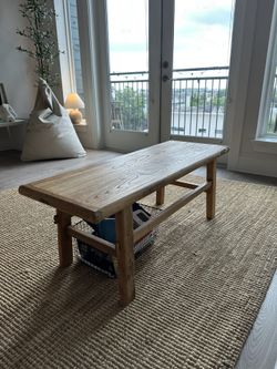 Bloomingville Reclaimed Elm Wood Coffee Table
