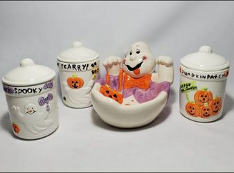 Halloween Treat Set with a goofy ghost