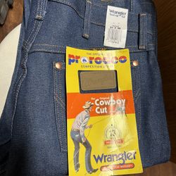 Brand New Pair Wrangler Pro Rodeo Cowboy Cut Size 31W X 36L Pickup Conroe 77304