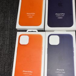 Iphone 14 & 14 Plus Leather Cases