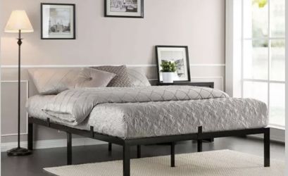 Queen Full Twin Size Metal Platform Bed Frame Heavy Duty Mattress Foundation