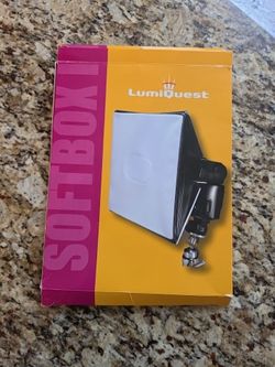 LumiQuest Soft Box III LQ-119 Camera Flash Diffuser Photography Photo