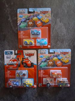 Cars minis each pack $12