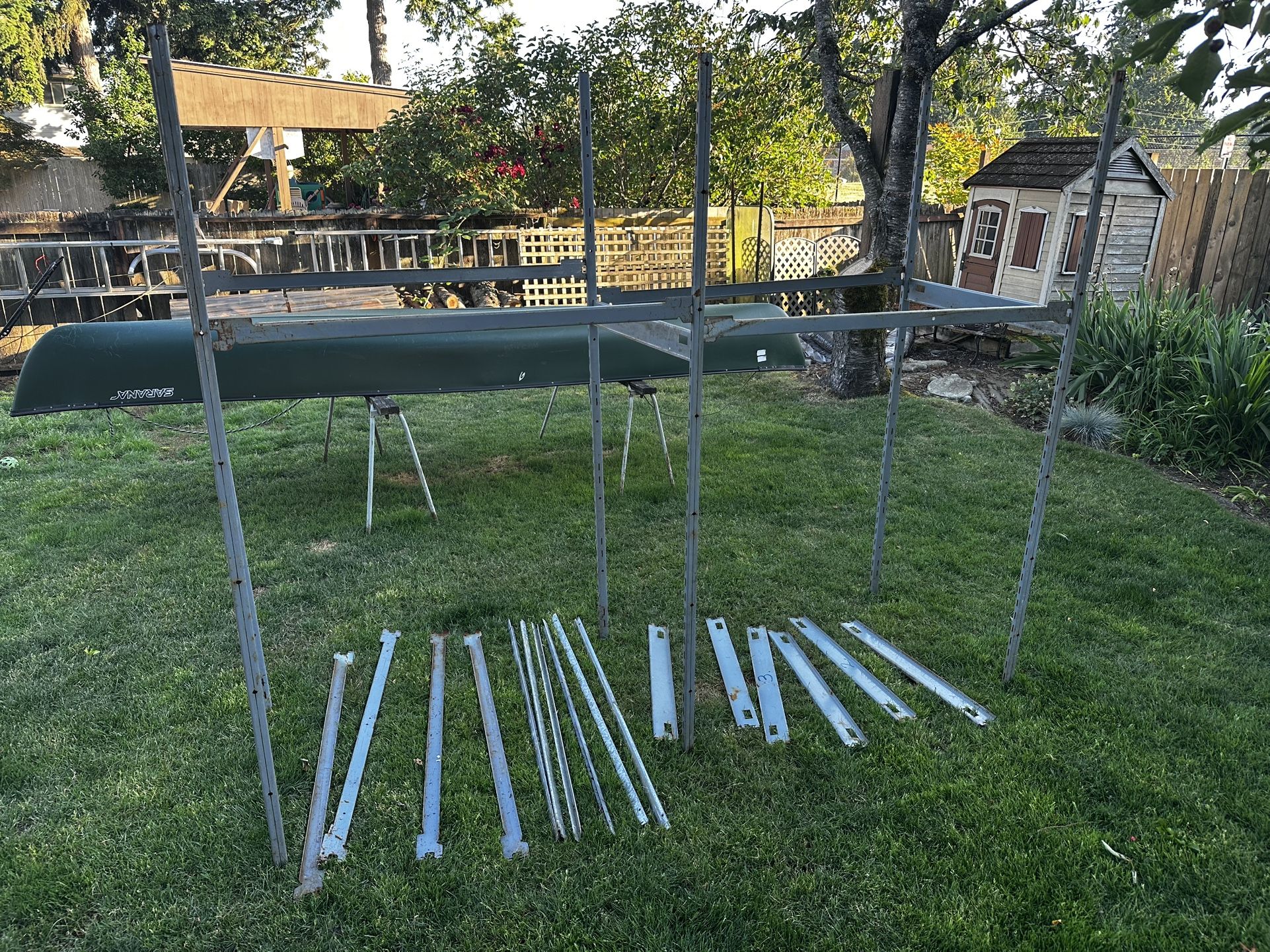 Steel Shelving Rack (no shelves)