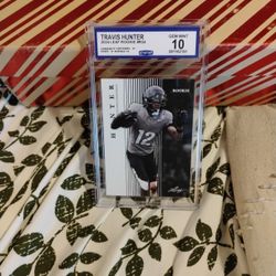 2024 TRAVIS HUNTER ROOKIE CARD GEM MINT 10 