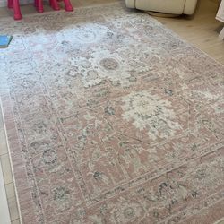 Pink baby girl bedroom rug