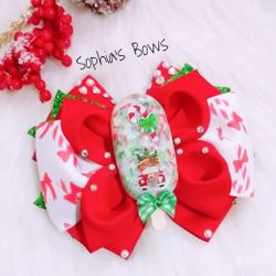 Alligator Clip Ice Cream Bows price per unit, measure 5 ”wide