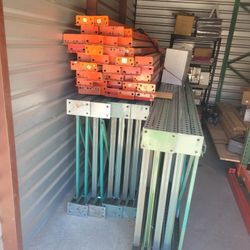 Pallet Racks Towers And Cross Bars. 