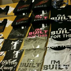 I'M BUILT FOR THIS SHIRT AVAILABLE NOW
