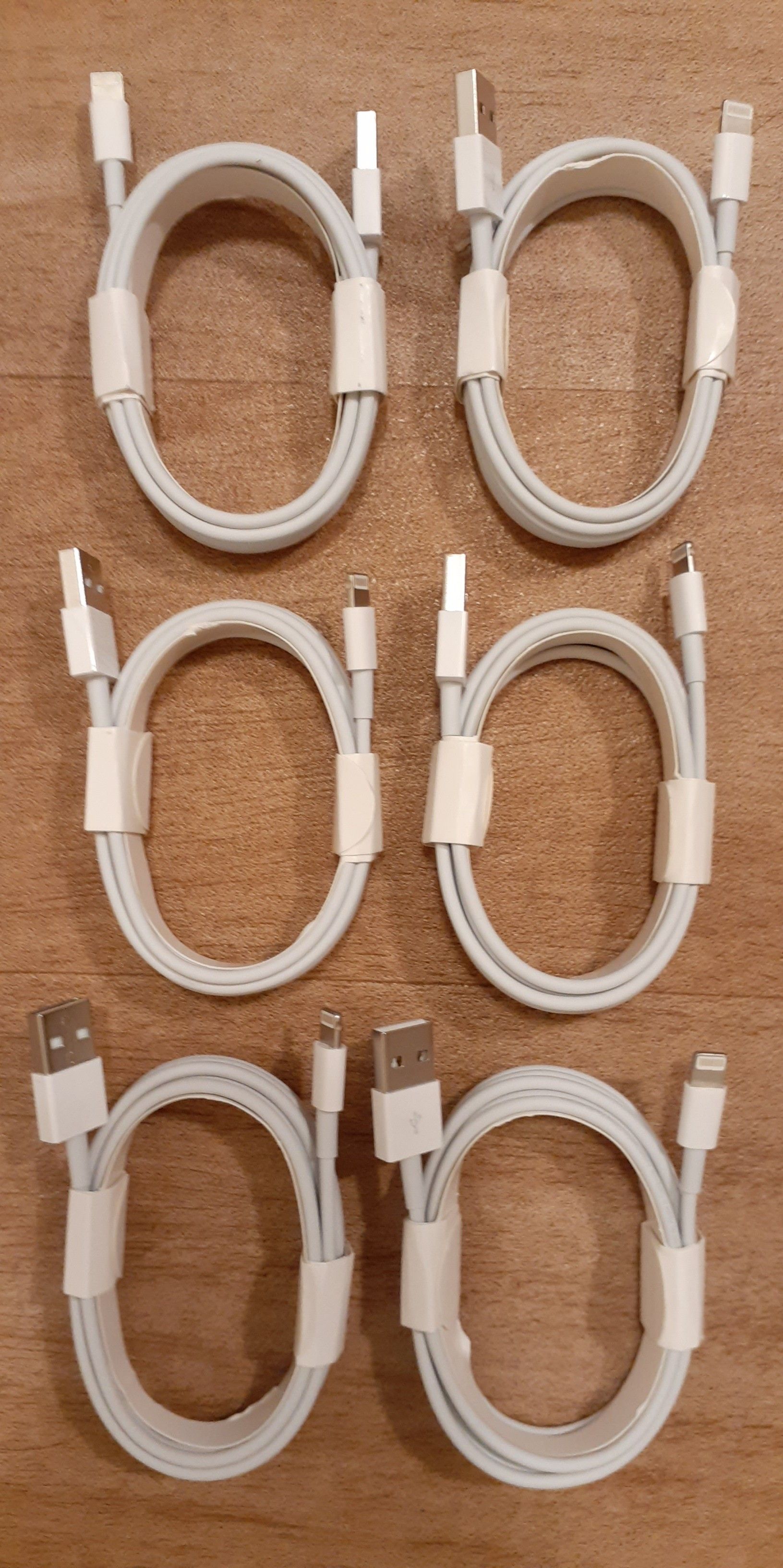 6 For $30 6FT iPhone Charging Cables Bundle