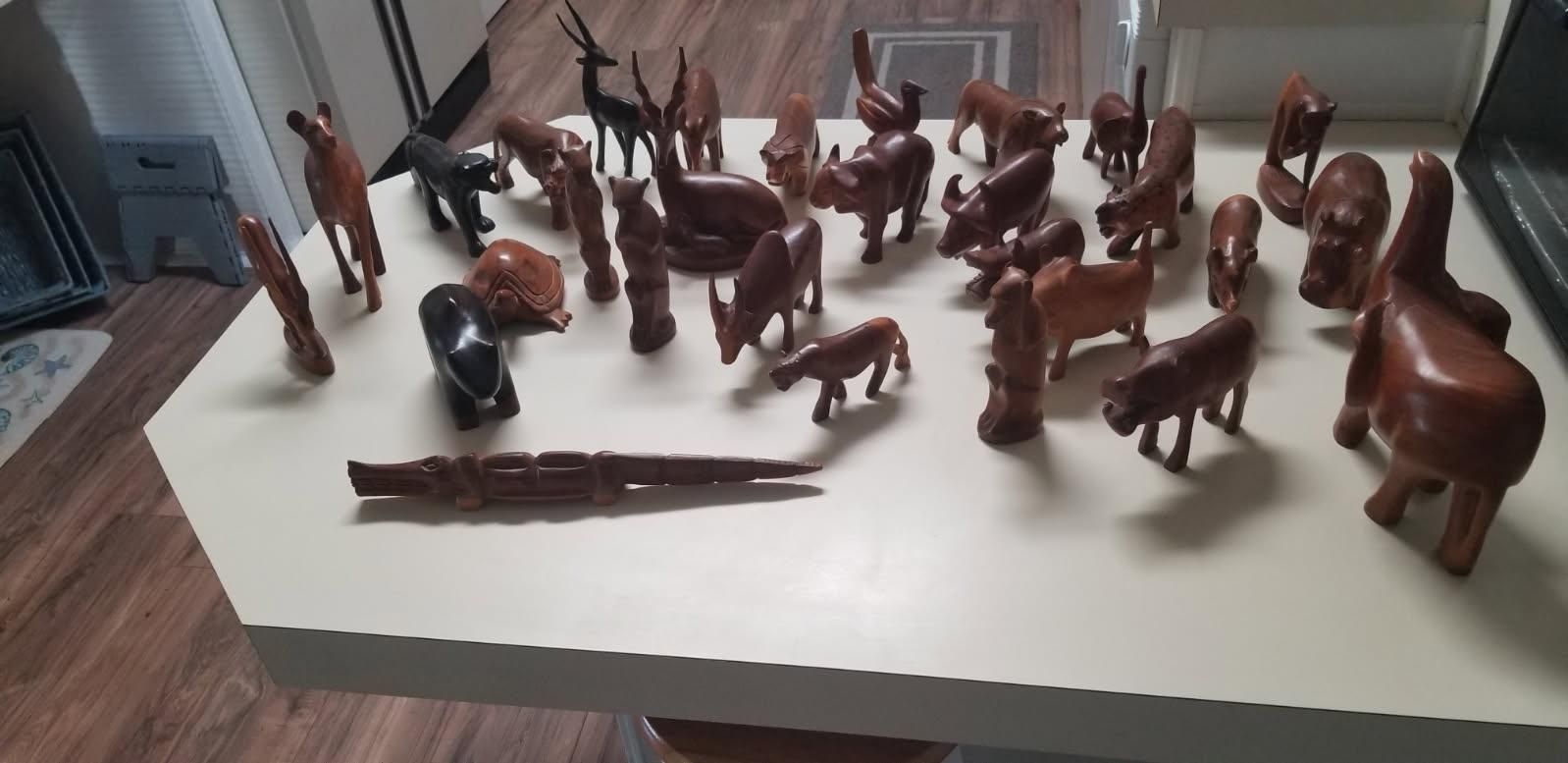 Hand Carved Animals