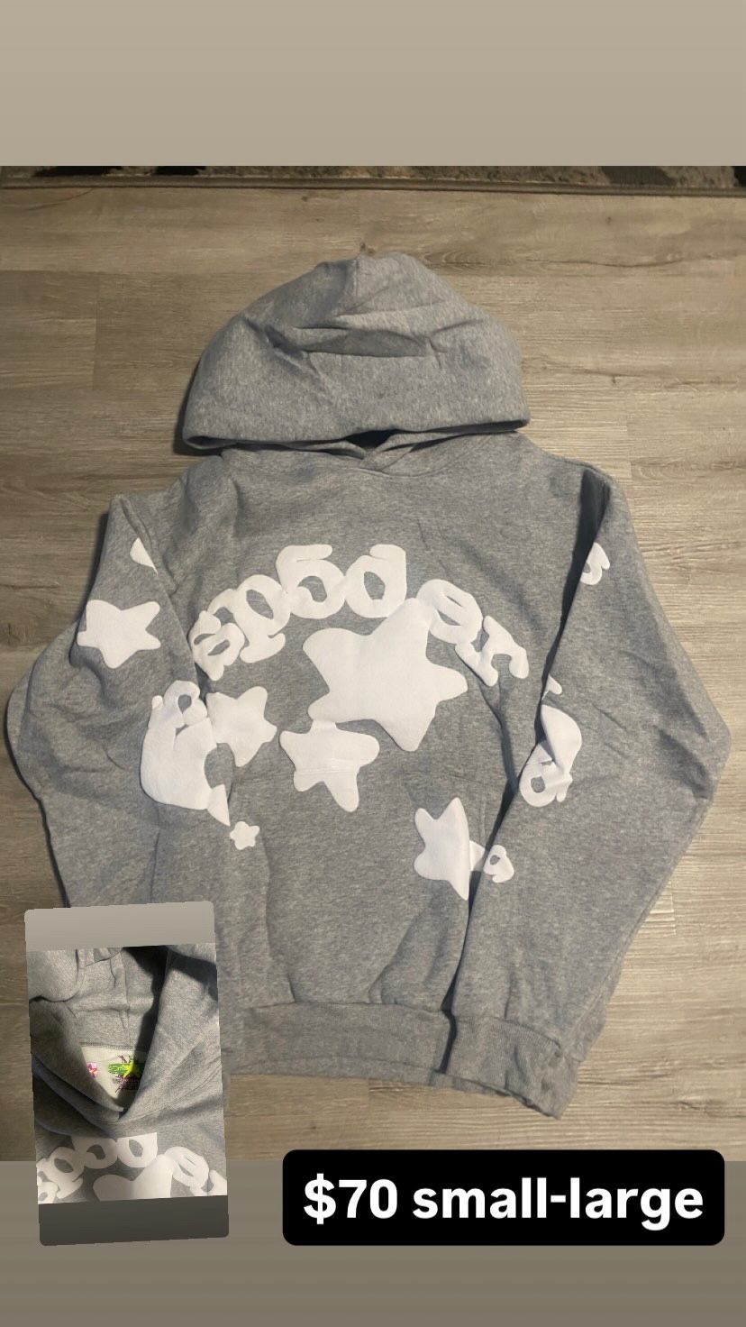 Beluga Grey Spider Hoodie S-L