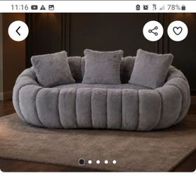 Crescent shape sofa New X $80