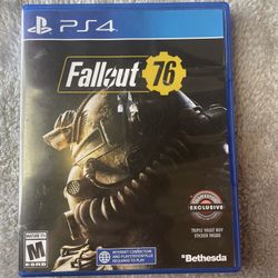 PS4 fallout 76