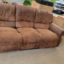 Brown Reclining Couch