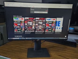 Dell 27" flat panel computer monitor clean!