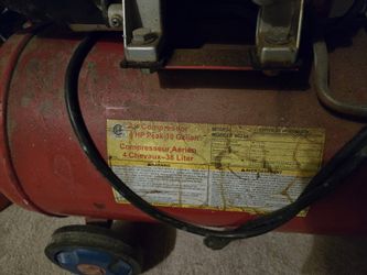 Air Compressor USED , 5HP, 10 Gallon for $30