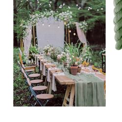 10. Pack. Sage. Green.  CHE. Ty Bridal. Shower. Docor Wedding Decor.  