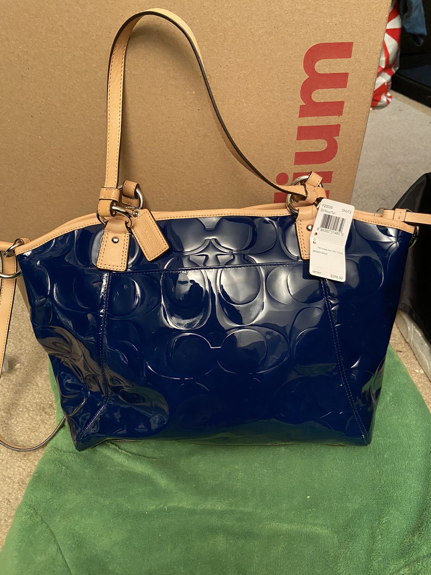 Coach purse (Navy Blue)