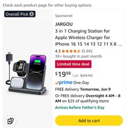 3 In 1 Wireless Charging Station