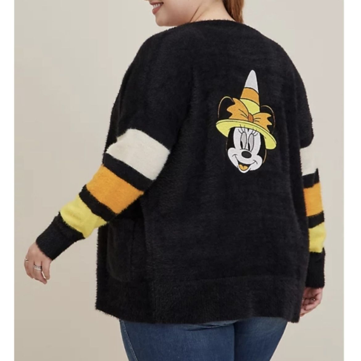 NEW Disney Minnie Mouse Halloween Torrid Cardigan Sweater (Size 4X)