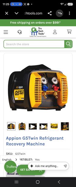Appion G5Twin Refrigerant Recovery Machine