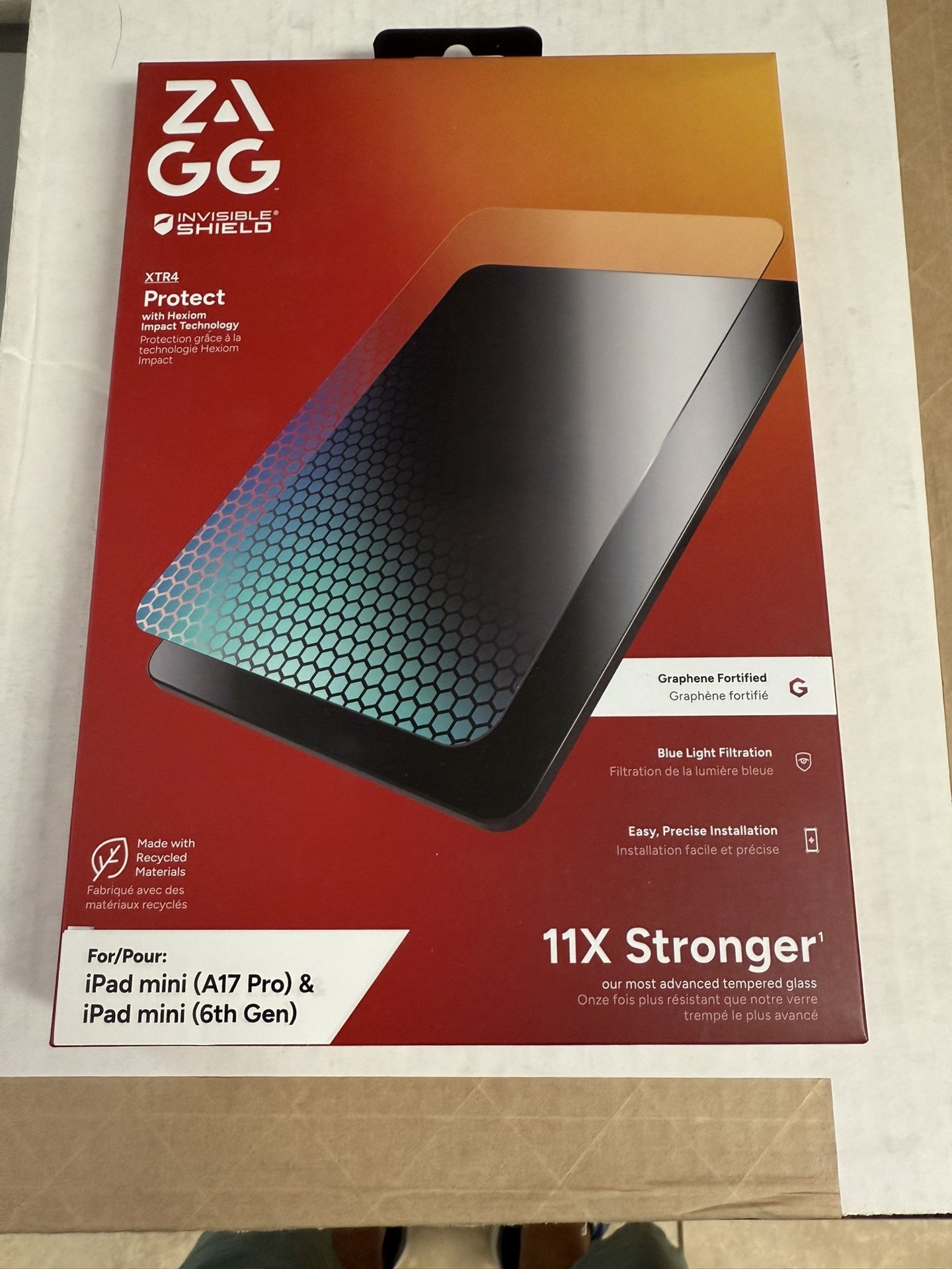 ZAGG XTR4 Screen Protector for iPad Mini With Blue Light Filter