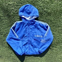 Vintage Adidas Trefoil Windbreaker🔵🔥 size Medium in Men for $30‼️‼️