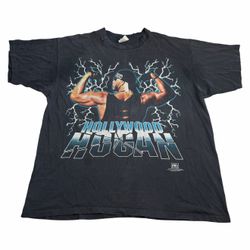 Vintage 1998 WCW Hollywood Hulk Hogan NWO Wrestling Thunder T-Shirt Adult Size 2XL OG Rare