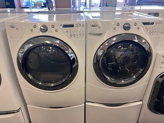 WHIRLPOOL FRONT LOAD WASHER AND DRYER SET - WE DELIVER 