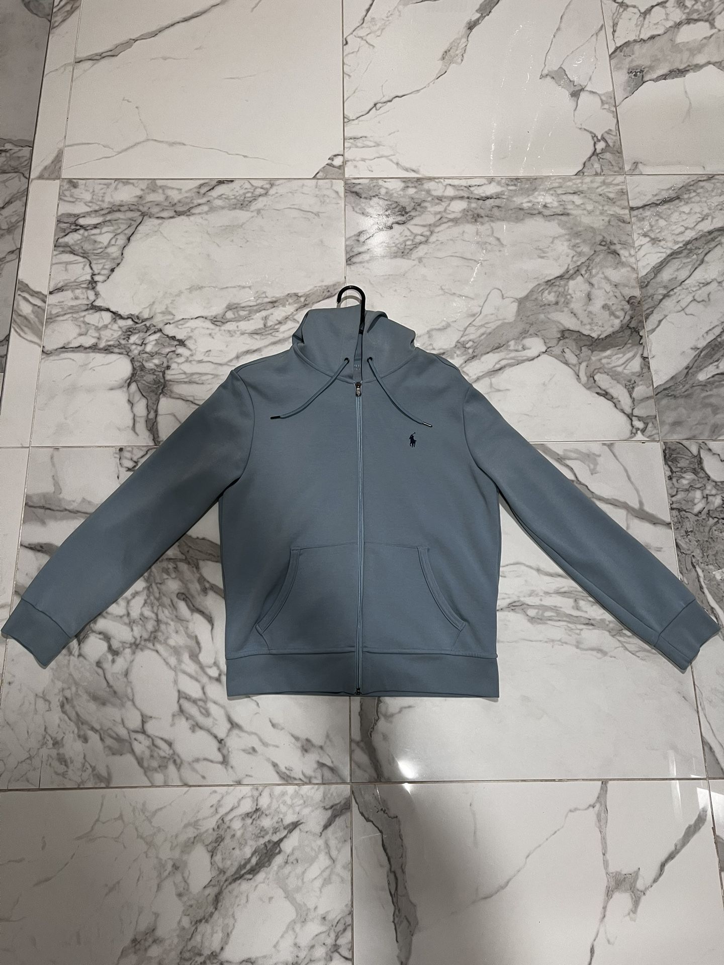 Polo Ralph Lauren Double-Knit Full-Zip Hoodie Size Medium