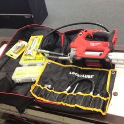 Milwaukee Grease Gun M18 With Attachments & Case  (Tool Only)