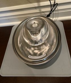 ORSDA Pet Water Fountain Stainless Steel, 2L/67oz